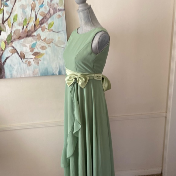 DIDEYTTAWL 💚SAGE GREEN💚 SPECIAL OCCASIONS DRESS GIRL SIZE 14 🌟NWT🌟 - Picture 10 of 16